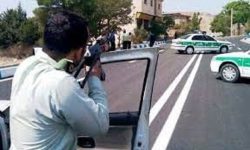 زمین گیر شدن شرور و سارقِ مسلح در درگیری مسلحانه با پلیس