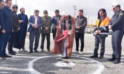کلنگ زائرسرای راهداری ازنا به زمین زده شد