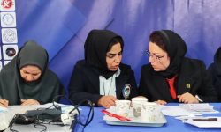 قضاوت داور ممتاز لرستانی در رقابت های سوپر لیگ کاراته بانوان کشور