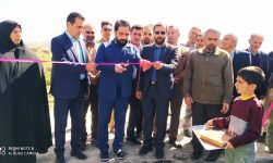 افنتاح چمن مصنوعی مینی‌ فوتبال روستایی در بروجرد