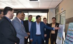 بازدید معاون استاندار از نمایشگاه آخرین خدمات و دستاوردهای مخابرات منطقه لرستان