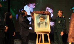 رونمایی از تمثال مبارک «شهید جمهور» در لرستان