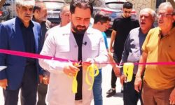 زمین تنیس خاکی خرم آباد افتتاح شد