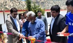 افتتاح زمین چمن مصنوعی فوتبال عشایری لرستان