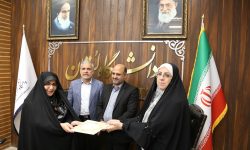 تقدیر از مشاور امور زنان و خانواده دانشگاه لرستان