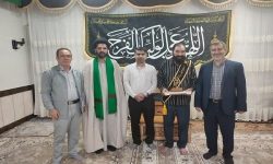 اعطای نشان «حبیب» به پیرغلام لرستانی