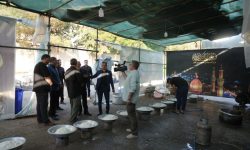 طبخ ۷۲ دیگ غذا توسط قرارگاه جهادی “مهر خاتم”