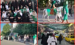 مراسم نمادین ورود کاروان امام حسین(ع) و یارانش به کربلا در الشتر