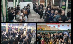 پلدختر در عاشورا غرق عزا/شور حسینی به اوج رسید