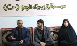 بازدید مشاور وزیر فرهنگ از موسسه قرآنی بیت‌الزهرا (س) دلفان
