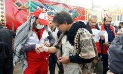 فعالیت ۲۴ پایگاه امدادی لرستان در ایام اربعین