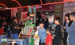 زائران کوچک اربعین میهمان موکب کانون پرورش فکری لرستان+تصاویر