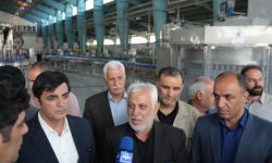 بازدید استاندار لرستان از خط تولید آب معدنی “کالیس”