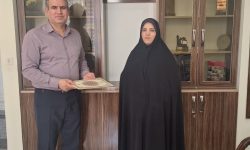 تجلیل از مسئول امور مطبوعات و رسانه اداره کل ارشاد لرستان