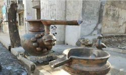 آزادسازی چشمه تاریخی «اراز» خرم‌آباد+تصاویر