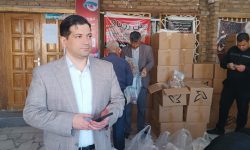 سنگ تمام جهاد کشاورزی لرستان برای پرسنل در شب عید