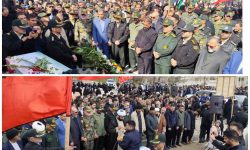 وداع باشکوه مردم دلفان با شهید مدافع امنیت