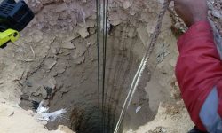 مشارکت ۴ تیم امدادی هلال احمر در عملیات حادثه چاه آب کوهنانی