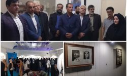 نمایشگاه سیاه‌قلم در الیگودرز افتتاح شد