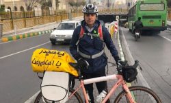رکاب زن مقاومت به بروجرد رسید