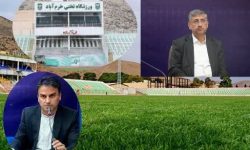 ورزشگاه تختی خرم‌آباد برای میزبانی خیبر در لیگ برتر آماده می‌شود
