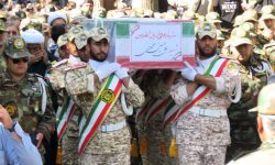 تشییع پیکر شهید «علی حسین محمدی» در بروجرد