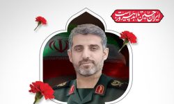 تشییع پیکر مطهر شهید «میثم معظمی گودرزی» در بروجرد+تصاویر