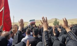 برگزاری آیین وداع و خاک‌سپاری شهید «سعید اسدی» در دلفان