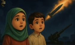 کلیپ|تبیین مسئله جنگ،موشک و پدافند با زبان کودکانه