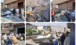 جمع آوری مراکز خرید و فروش غیرمجاز ضایعات در خرم آباد