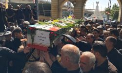 تشییع پیکر مطهر شهید «هوشنگ ناصرپور» در بروجرد+تصاویر