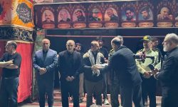 عزاداری “شام غریبان” در جایگاه انصار الحسین خرم‌آباد