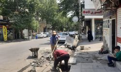 احداث پل عابر پیاده در خرم‌آباد