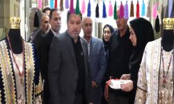گشایش نمایشگاه دست سازه های بانوان کارآفرین در خرم‌آباد