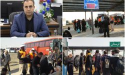 خادمان حمل و نقل لرستان همدل و همگام با زائران اربعین حسینی(ع)