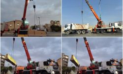 تجهیزات سنگین راهداری لرستان به مرز مهران اعزام شد