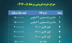 برگزاری حراج خرده‌فروشی اموال تملیکی لرستان