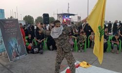 نمایش خیابانی «کربلا» از لرستان در چذابه اجرا شد
