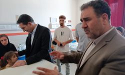 عیادت مدیرکل آموزش و پرورش لرستان از دانش‌آموزان مجروح حادثه انفجار در بیرانشهر
