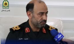 پیام فرمانده انتظامی لرستان در رثای شهادت نیروهای انتظامی در سیستان و بلوچستان