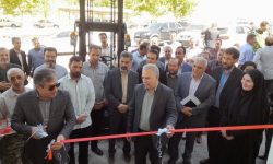 افتتاح تجهیزات تکمیلی کارخانه تولید قطعات بتنی شهرداری سلسله