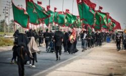 ارائه خدمات درمانی موکب حافظ لرستان به زائران اربعین