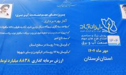 افتتاح ۸۸۰۰ میلیارد تومان طرح صنعت آب و برق در لرستان