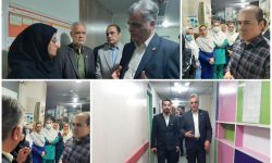 بازدید رئیس سازمان نظام پرستاری کشور از بیمارستان شهید رحیمی خرم آباد
