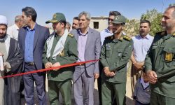 افتتاح کانال آب‌بر کشاورزی سراب داود