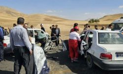 تصادف خونین در محور نورآباد کرمانشاه