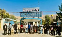 بازدید دانشجویی دانشگاه لرستان از کارخانه الکل‌سازی نصر خرم‌آباد