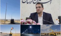 اجرای ۵ کیلومتر روشنایی در محورهای مواصلاتی لرستان