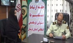 دیدار چهره به چهره برخی شهروندان با فرمانده انتظامی لرستان