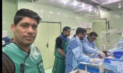 عمل موفقیت آمیز آنژیوپلاستی شریان مثانه در بیمارستان شهید مدنی خرم آباد+فیلم